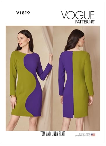 Vogue Patterns V1819B5 Damenkleid B5 (36-38-40-42-44), Papier von Vogue Patterns