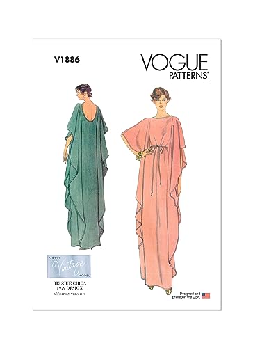 Vogue Patterns V1886A Damen Kleid A (XS-S-M-L-XL-XXL) von Vogue Patterns