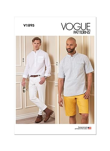 Vogue Patterns V1895MUU Herren/Jungen Sportbekleidung MUU (34-36-38-40) von Vogue Patterns