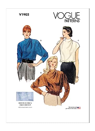 Vogue Patterns V1902A5 Damen-Oberteil/Weste A5 (6-8-10-12-14) von Vogue Patterns