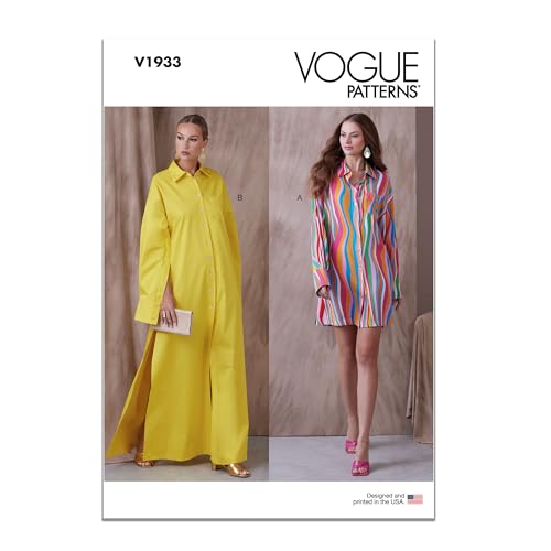 Vogue Patterns V1933F5 Damen Hemdkleid F5 (42-44) von Vogue Patterns