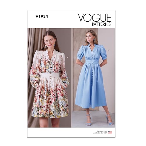 Vogue Patterns V1934B5 Damenkleid in zwei Längen B5(34-36-40) von Vogue Patterns