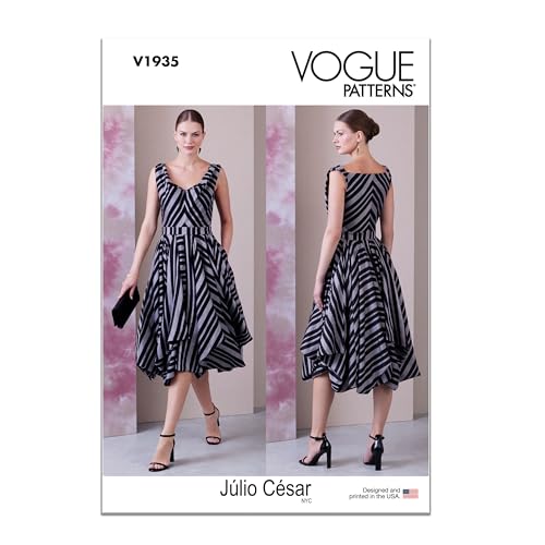 Vogue Patterns V1935B5 Damenkleid von Julio Cesar B5 (36-38-40-42) von McCall's