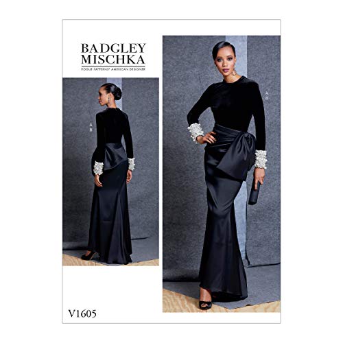 Vogue Patterns V1605A5 V1605, Mode-Muster, Nähmuster, Schnittmuster, Vorlage, Papier, weiß, 6-8-10-12-14 Vogue Patterns V1605A5 V1605, Mode-Muster, Nähmuster, Schnittmuster, Vorlage, Papier, weiß, 6-8-10-12-14 von Vogue Patterns
