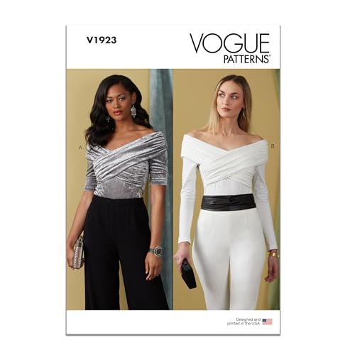 Vogue Schnittmuster-Set, schulterfrei, für Damen, Design Code V1923, Größen 46-48-50-52-54 Vogue Schnittmuster-Set, schulterfrei, für Damen, Design Code V1923, Größen 46-48-50-52-54 von Vogue Patterns
