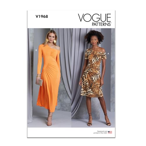 Vogue Schnittmuster-Set für Damen, eng anliegend, Design Code V1968, Größen 36-38-40-42-44 Vogue Schnittmuster-Set für Damen, eng anliegend, Design Code V1968, Größen 36-38-40-42-44 von Vogue Patterns