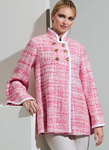 Vogue V1866F5 Damenmantel mit lockerer Passform Schnittmuster-Set, Code V1866, Mehrfarbig, Sizes 16-18-20-22-24 Vogue V1866F5 Damenmantel mit lockerer Passform Schnittmuster-Set, Code V1866, Mehrfarbig, Sizes 16-18-20-22-24 von Vogue Patterns