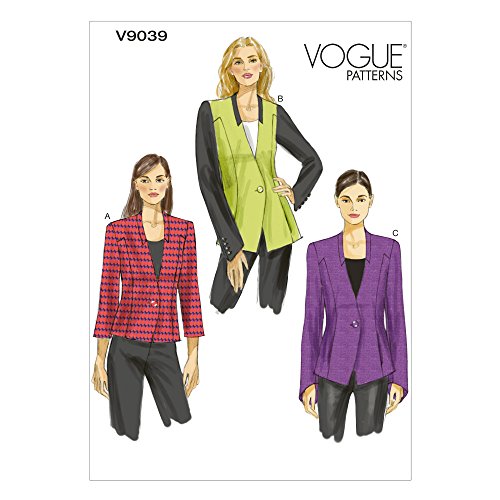Vogue VGE 9039 E5 (14-16-18-20-22) Schnittmuster zum Nähen, Elegant, Extravagant, Modisch von Vogue Patterns
