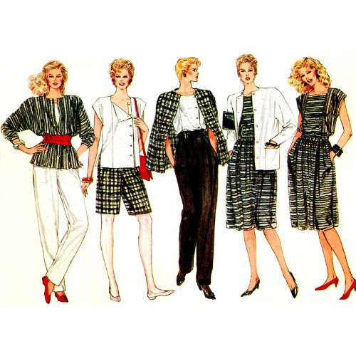 VINTAGE Vogue Pattern #8617 SIZE: 8-10-12 ***MISSES' JACKET, SKIRT, PANTS, SHORTS & TOP*** by VoGue VINTAGE Vogue Pattern #8617 SIZE: 8-10-12 ***MISSES' JACKET, SKIRT, PANTS, SHORTS & TOP*** by VoGue von Vogue