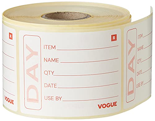 Vogue E148 Produktetiketten, 500 Stück von VOGUE