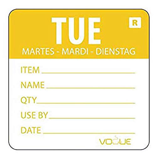 Vogue L067 Tag der Woche Label, Dienstag, gelb Vogue L067 Tag der Woche Label, Dienstag, gelb von VOGUE