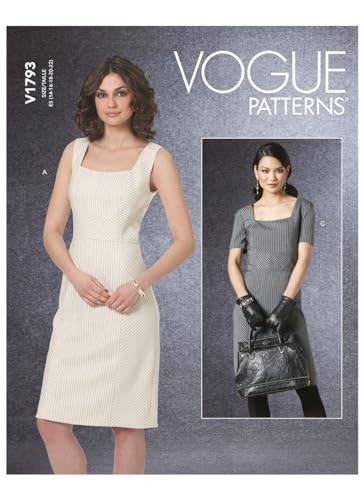Vogue Misses Dress (14-16-18-20-22) Patterns V1793E5 Damenkleid E5 (42-46-48-50-52) von Vogue Patterns
