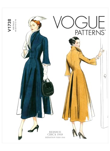 Vogue Patterns V1738E5 Damenkleid, weiß, E5 (14-16-18-20-22) von Vogue Patterns