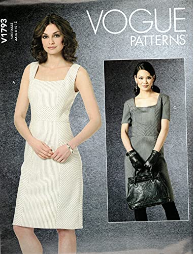 Vogue Misses Dress Patterns V1793AA Damenkleid AA (6-8-10-12) von Vogue