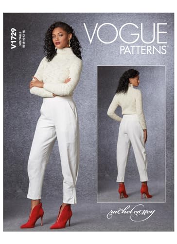 Vogue Misses Skirt/Pants Patterns V1729F5 Damenrock/Hose, weiß, F5 (16-18-20-22-24) von Vogue