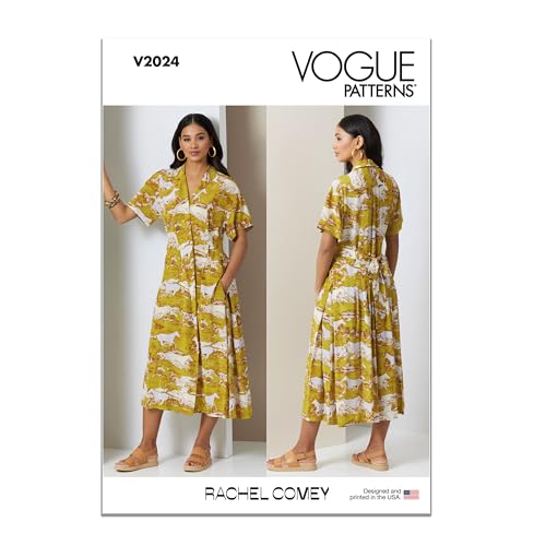 Vogue Paper Pattern V2024H5 Damenkleid von Rachel Comey H5 (34-36-38-40) von Vogue