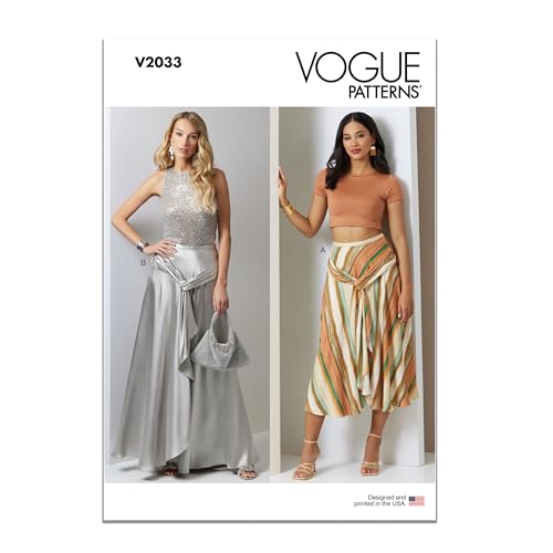 Vogue Paper Pattern V2033P5 Damenrock in zwei Längen, P5 (40-42-44-46-48) von Vogue Patterns