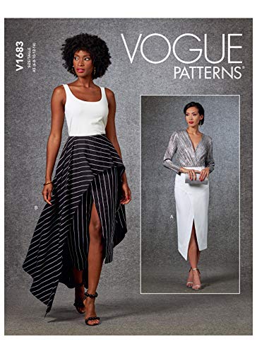 Vogue Pattern V1683E5 Damenrock E5 (44-46-48), Papier, verschieden, (14-16-18-20-22) von Vogue Patterns