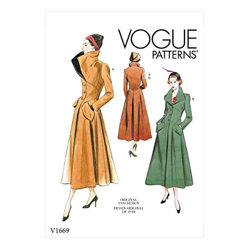 Vogue Patterns-V1669A5-MISSES-OUTERWEAR, Papier, verschiedene Größen, 6-8-10-12-14 Vogue Patterns-V1669A5-MISSES-OUTERWEAR, Papier, verschiedene Größen, 6-8-10-12-14 von Vogue Patterns
