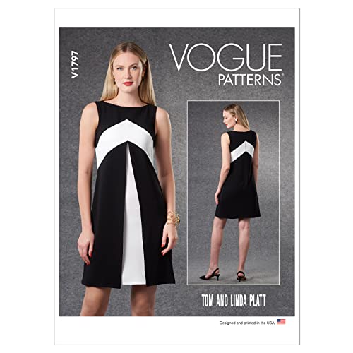 Vogue Patterns V1797F5 Damenkleid F5 (44-46-50-52), Papier, 16-18-20-22-24 von Vogue Patterns