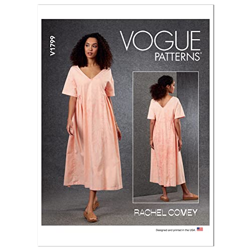 Vogue Patterns V1799Y Miss Dress Y (XS-S-M), Papier von Vogue