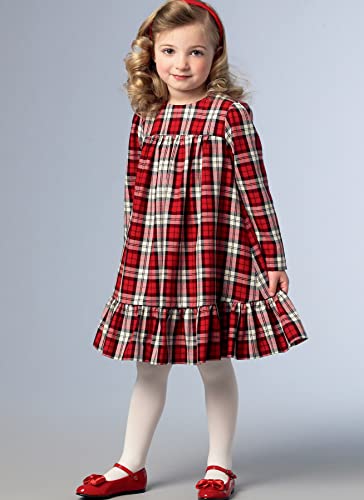 Vogue Patterns V1857CL Kleid für Kinder/Mädchen, Gr. 6-7-8 von Vogue