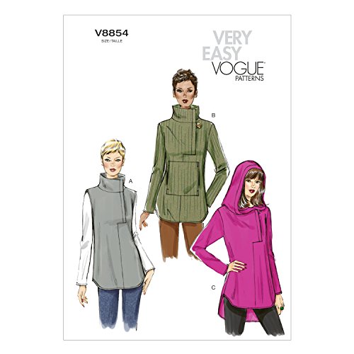 Vogue Schnittmuster, Jersey, beige, 0Y (XSM-SML-MED) von Vogue Patterns
