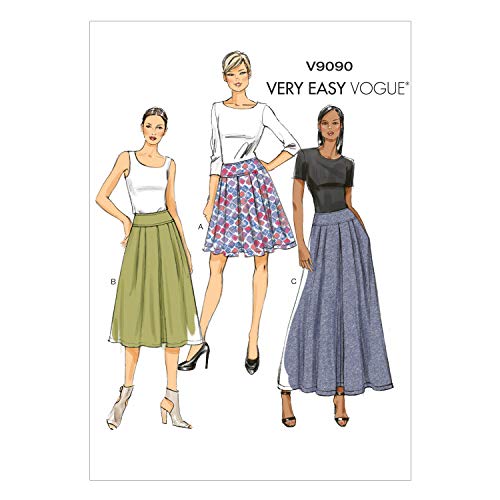 Vogue Schnittmuster, Denim, Leinen, Mehrfarbig, E5 (14-16-18-20-22) von Vogue Patterns