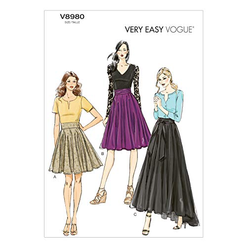 Vogue Schnittmuster, Papier, Mehrfarbig, A5 (6-8-10-12-14), 140 Vogue Schnittmuster, Papier, Mehrfarbig, A5 (6-8-10-12-14), 140 von Vogue Patterns