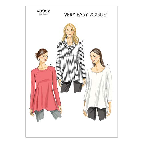 Vogue Schnittmuster, Baumwolle, Viskose, Mehrfarbig, ZZ (LRG-XLG-XXL) von Vogue Patterns