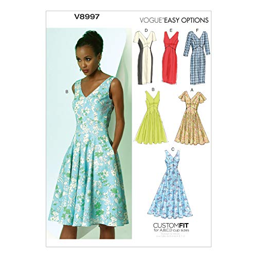 Vogue Schnittmuster, Papier, Mehrfarbig, E5 (14-16-18-20-22), 140 Vogue Schnittmuster, Papier, Mehrfarbig, E5 (14-16-18-20-22), 140 von Vogue Patterns