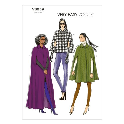 Vogue Schnittmuster, Wolle, Mehrfarbig, Y (X Small-Medium) US von Vogue Patterns