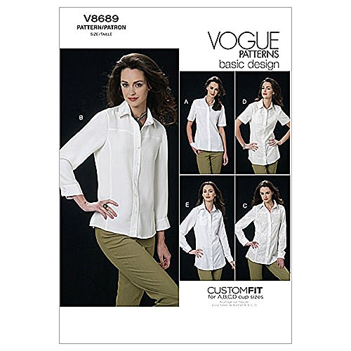 Vogue Schnittmuster, Leinen, Mehrfarbig, Size E5 (14-16-18-20-22) von Vogue
