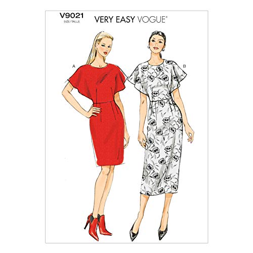 VOGUE PATTERNS 9021, Misses Dress,Sizes, flannel, A5 (6-8-10-12-14) von Vogue Patterns