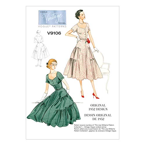 Vogue Schnittmuster, Mehrfarbig, Size A5 (6-8-10-12-14) von Vogue Patterns