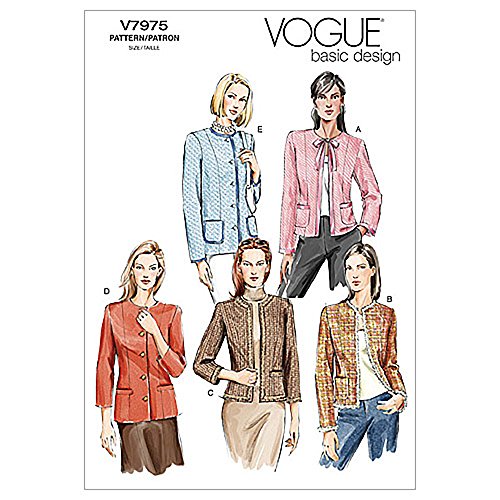 VOGUE PATTERNS V7975 Size FW 18-20-22 Misses' Petite Jacket VOGUE PATTERNS V7975 Size FW 18-20-22 Misses' Petite Jacket von Vogue Patterns
