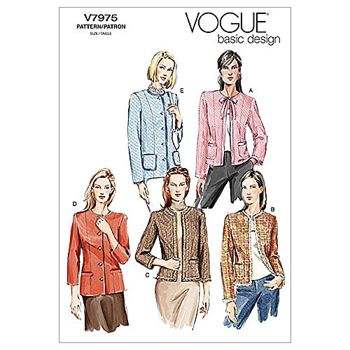 VOGUE PATTERNS V7975 Size FW 18-20-22 Misses' Petite Jacket von Vogue Patterns