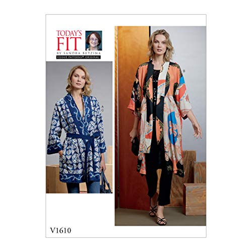Vogue V1610A Easy Damen Gürtel und Kimono Schnittmuster von Vogue Patterns
