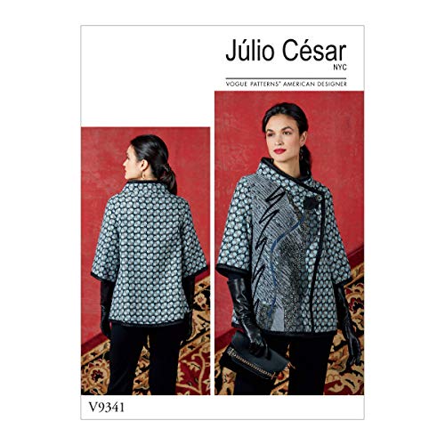 Vogue V9341ZZ Schnittmuster für Damenjacke von Julio Cesar, Gr. 48-54 von Vogue Patterns