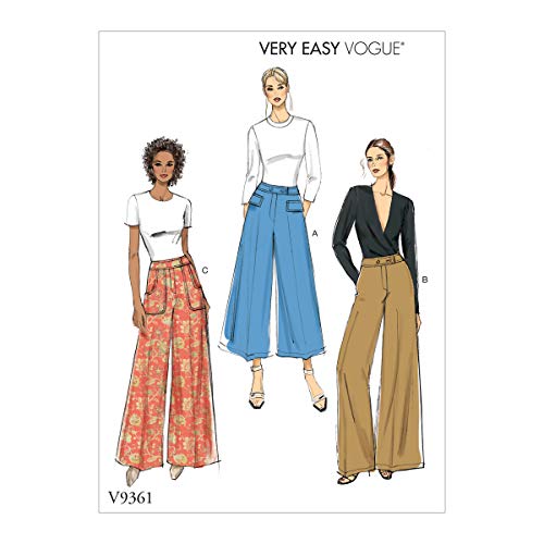 Vogue Patterns Vogue Pattern V9361E5 Damenhose, zierliche Hose, Papier, weiß, Verschiedene Größen Vogue Patterns Vogue Pattern V9361E5 Damenhose, zierliche Hose, Papier, weiß, Verschiedene Größen von Vogue Patterns