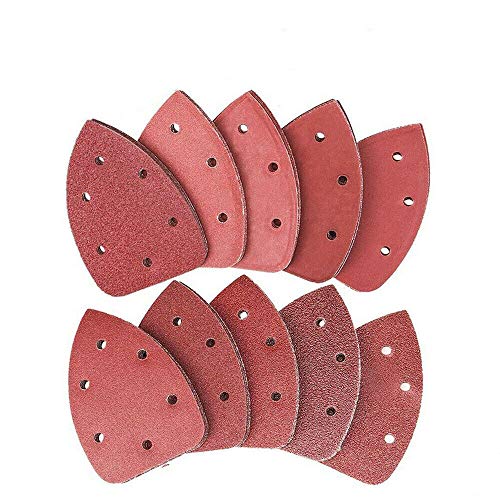 Vogueing Schleifpapier, Schleifpapier mit Klettverschluss für Black und Decker Schleifer, 6-Loch-Schleifscheiben (30 Stück – Körnung 80) von Vogueing Tool