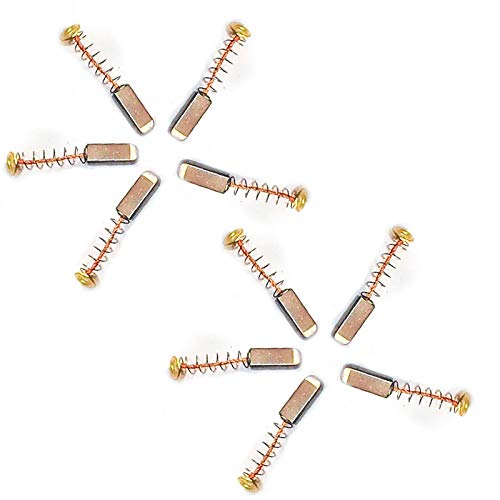 Vogueing Werkzeug 3 x 4 x 11 mm Elektro-Motorbürsten Mini Kohlebürsten Motorbürsten Ersatz für Elektrowerkzeuge Motoren Ersatz Reparatur Teil (10 Stück) von Vogueing Tool