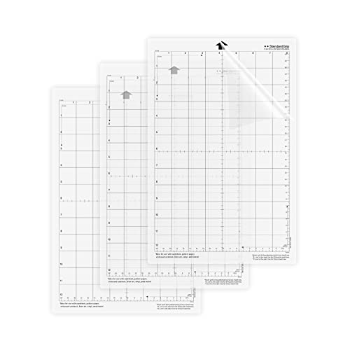3 Stück Standardgrip Silhouetten-Schneidematte, 20,3 x 30,5 cm, selbstheilende Schneidematte für Handwerk, Nähen, Scrapbooking 8''x12'' von TopHomer