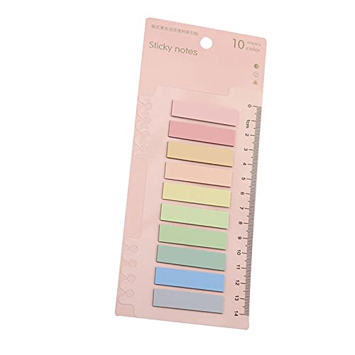 Voiakiu Haftnotizen Tabs, Index Tabs Index Tabs Selbstklebend Index Tabs Pastell zum Lesen von Notizen Büchern Dateien Klassifizieren von Voiakiu