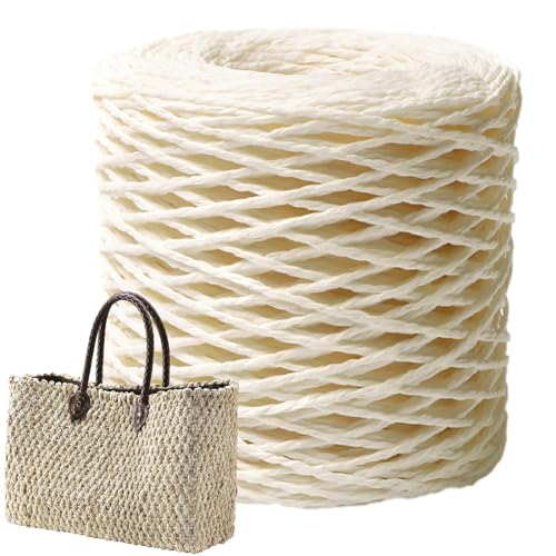 Bastschnur Bastband, 150m Natürliches Bastgarn, Yards Bastgarn Zum Häkeln, Bast Zum Basteln, Bastpapierband, Matte Textur, Herstellung Von Strandtaschen, Geschenkver Packungs Dekorationen Bastschnur Bastband, 150m Natürliches Bastgarn, Yards Bastgarn Zum Häkeln, Bast Zum Basteln, Bastpapierband, Matte Textur, Herstellung Von Strandtaschen, Geschenkver Packungs Dekorationen von Voihamy