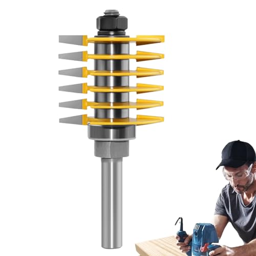 Voihamy Fingergelenk-Fräser, Schranktür-Fräser | Aluminium-Schrankfräser,Holzbearbeitungs-Meißelschneider, Holzfräser-Bits für -Tischschrank- möbel Voihamy Fingergelenk-Fräser, Schranktür-Fräser | Aluminium-Schrankfräser,Holzbearbeitungs-Meißelschneider, Holzfräser-Bits für -Tischschrank- möbel von Voihamy
