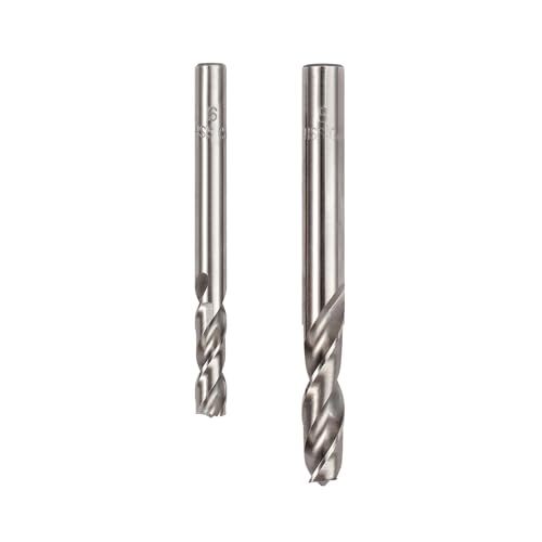 1/2 STÜCKE 6mm 8mm HSS-CO Kobalt Punktschweißbohrer Profi Cutter Schweißschweißgerät Bohrer Set Metallbearbeitungswerkzeug Edelstahl(6mm 8mm) von Voirrow