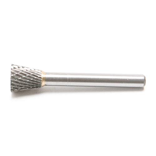 1 STÜCK 1/4 Zoll 6 mm Schaft 12 mm Durchmesser Wolframkarbid-Rotationsfeile Double Cut Rotary Burr 8 mm-32 mm Klingenlänge Rotationswerkzeug(N1213) von Voirrow