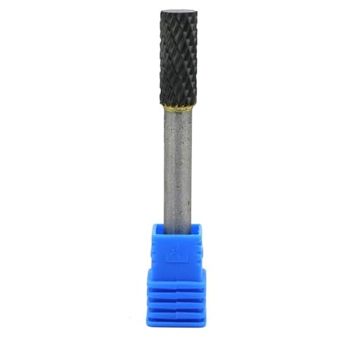 1 STÜCK Schaft 6 mm Kopf 8 mm Doppelschnitt Wolframkarbid Frässtifte Fräser Dateien CNC Metallbearbeitung Polieren Elektroschleifer Finishing(A) von Voirrow