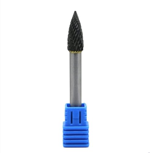 1 STÜCK Schaft 6 mm Kopf 8 mm Doppelschnitt Wolframkarbid Frässtifte Fräser Dateien CNC Metallbearbeitung Polieren Elektroschleifer Finishing(M) von Voirrow